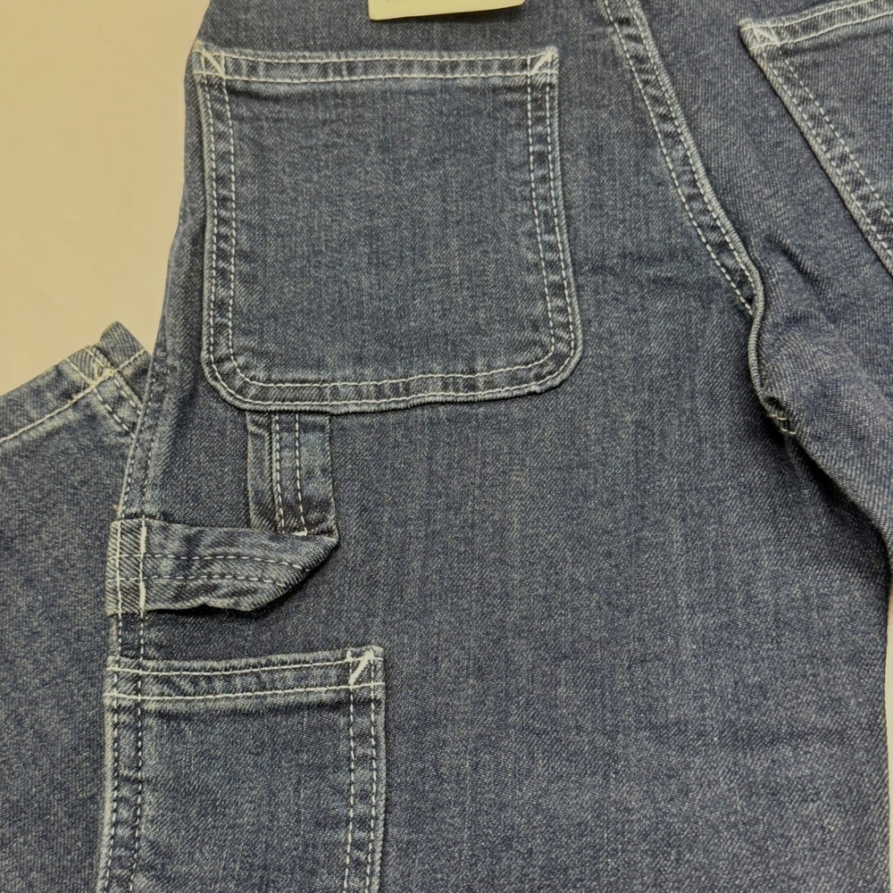 Free Assembly Kids Carpenter Jeans Dark Wash Blue Denim Size 6 FABDN00031FA22 - Picture 6 of 10